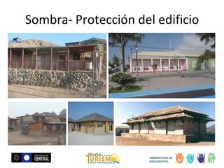 Sombra- Protección del edificio

LABORATORIO DE
BIOCLIMÁTICA

 