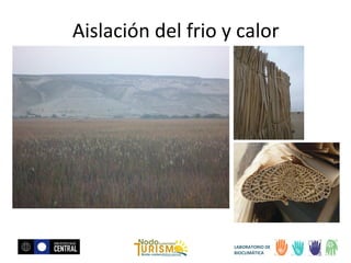Aislación del frio y calor

LABORATORIO DE
BIOCLIMÁTICA

 