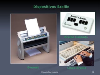 Dispositivos Braille Línea Braille Braille Hablado Everest 