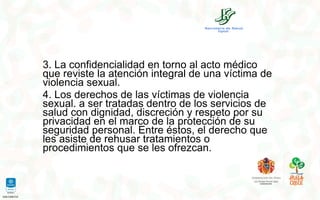 Capacitacion en atencion a victimas de violencia sexual | PDF