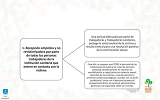 Capacitacion en atencion a victimas de violencia sexual | PDF