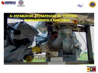 6- ESTABLECER ESTRATEGIAS DE CONTROL
TAPONAMIENTO Y PARCHADO
 