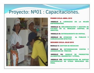 Capacitacion mercado