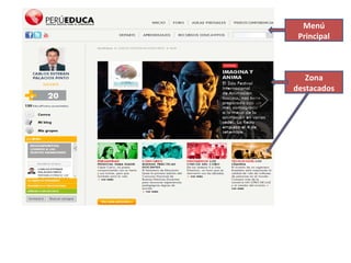 Menú
Principal
Zona
destacados
 