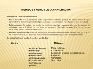 Hoy en día en las empresas el estudio de las necesidades de capacitación resulta una tarea primordial como consecuencia de: Los continuos cambios y avances tecnológicos, con evoluciones muy rápidas, tanto en procedimientos como en los sistemas de trabajo. Programas de Gestión de Calidad, los cuales requieren: Alta participación en la gestión de calidad Compromiso de los empleados El desarrollo de una Política de Gestión por Competencias, la cual debe estar: Orientada hacia todos los trabajadores de la Empresa En constante evaluación de las habilidades, conocimientos y conductas que necesitan para la satisfacción: de las propias personas. de los objetivos de la Organización.