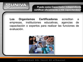 Como certificar la Competencia Laboral Mediante un certificado institucional de validez interna, derivado de los procesos de evaluación interna con base a una norma Institucional, y/o