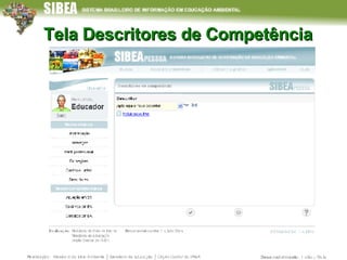 Tela Descritores de Competência 