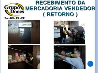 RECEBIMENTO DA
MERCADORIA VENDEDOR
     ( RETORNO )
 