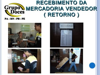 RECEBIMENTO DA
MERCADORIA VENDEDOR
     ( RETORNO )
 