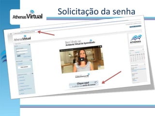 Solicitação da senha
 