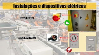 Instalações e dispositivos elétricos
CHAVE TIPO FACA
CHAVE GERAL
 