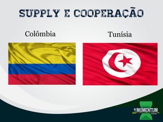Supply e Cooperação
Colômbia Tunísia
 