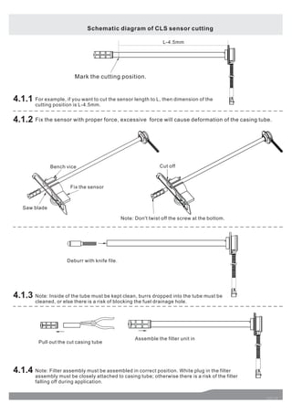 Capacitive Fuel Sensor Specification and Manual | PDF