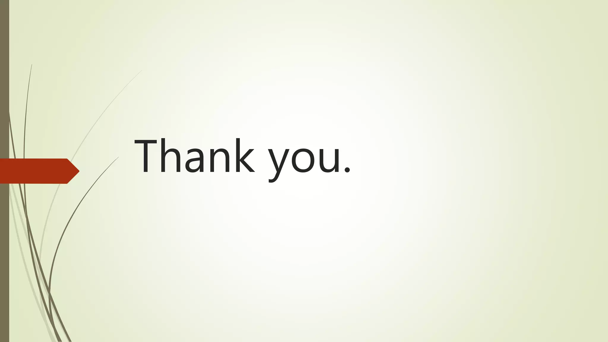 Thank you.
 