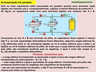 CAPACITÂNCIA COM DIELÉTRICOCapacitor com dielétricoCapacitor sem dielétricoewww.fisicaatual.com.br