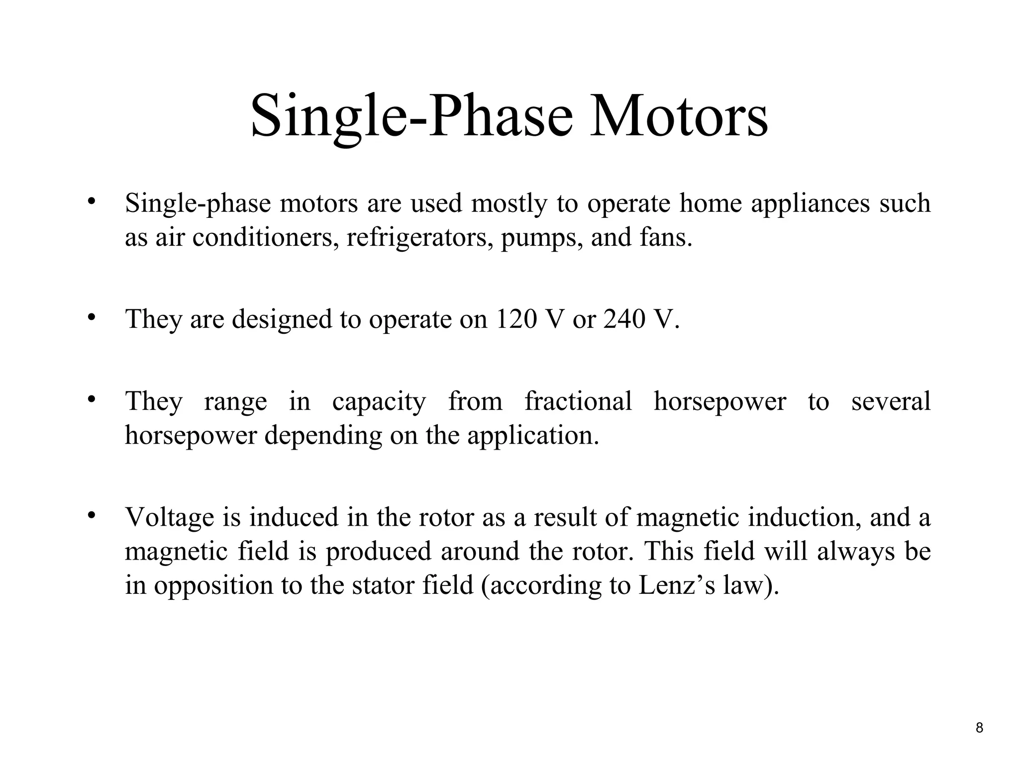 CAPACITOR START INDUCTION MOTOR | PPT