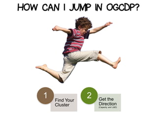 HOW CAN I JUMP IN OGCDP?
 
