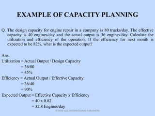 CAPACITY & AGGREGATE PLANNING | PPTX
