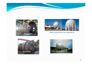 4.000
              4 000 m3 sphere butan and 2 cigars200 m3.
                              butan.                m3
 Evaporator




Condenser




                                                          37
 