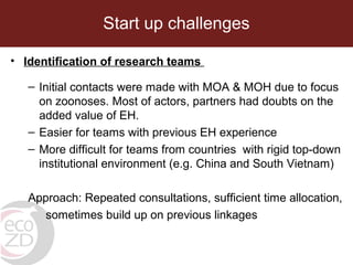 A decade of capacity building on Ecohealth/One Health in Southeast Asia: Challenges and perspectives