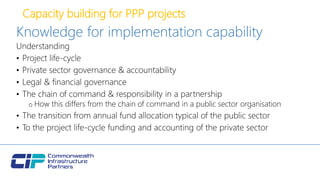 Capacity building for PPP projects | PPT