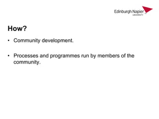 Capacity building in health and social care | PPTX