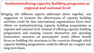 Capacity development for Sustainable development | PPTX