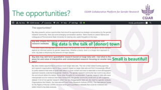 Big Data meets Gender