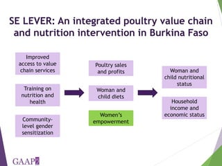 Using the project-level Women's Empowerment in Agriculture Index (pro-WEAI) for nutrition sensitive programming