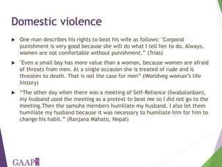 Using the project-level Women's Empowerment in Agriculture Index (pro-WEAI) for nutrition sensitive programming