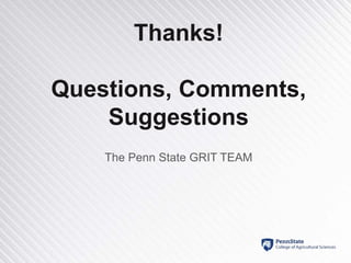 Publish or perish? Don't perish!