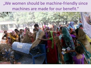 Strengthening women in wheat in India: Technical Guidance Note