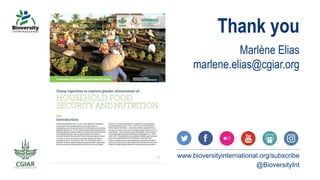 Using vignettes to explore gender dimensions of household food security and nutrition