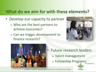 Capacity development within CGIAR