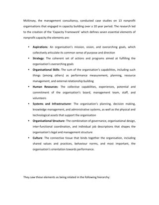 Capacity Framework | DOC