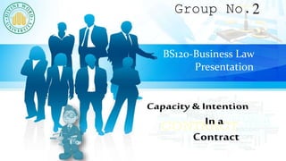 Group No.2
BS120-Business Law
Presentation
 