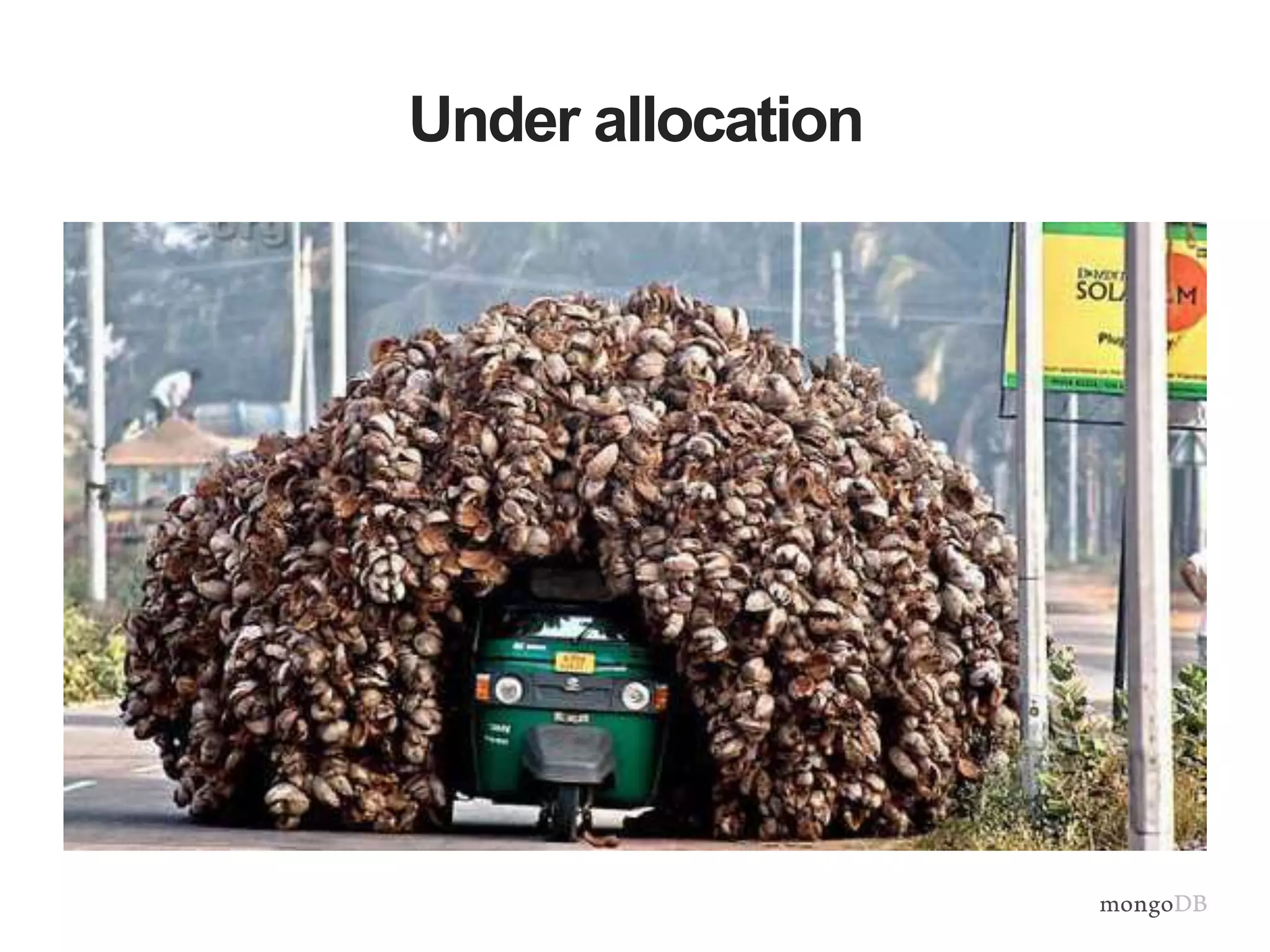 Under allocation
 
