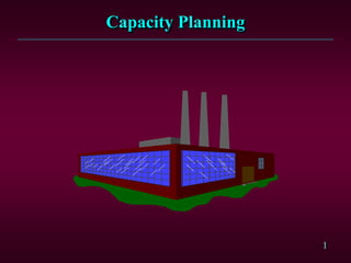 1
Capacity Planning
 