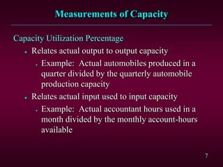 Capacity planning | PPTX