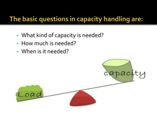 Capacity planning | PPTX