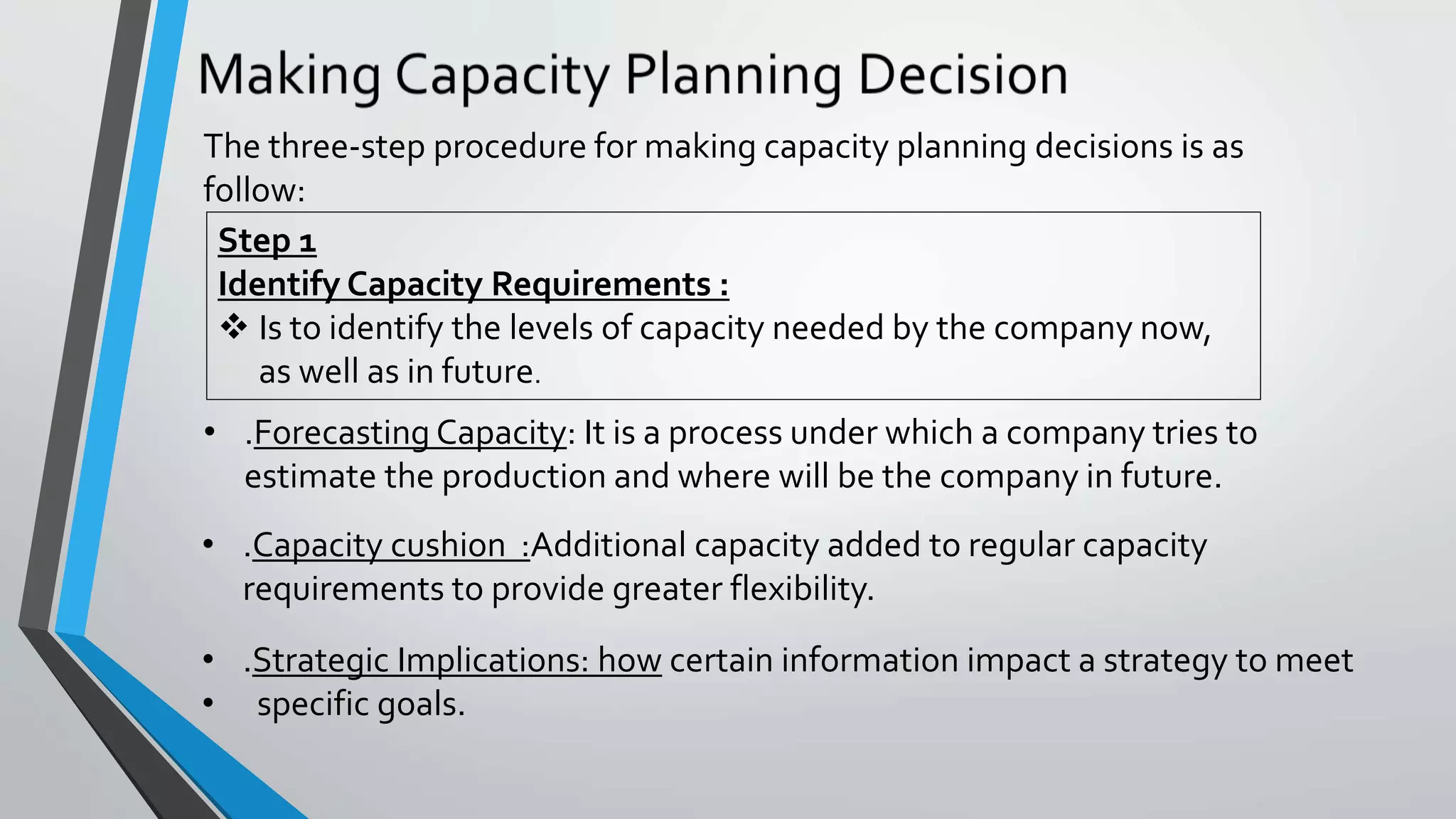 Capacity planning | PPTX