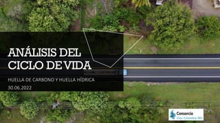 ANÁLISIS DEL
CICLO DEVIDA
HUELLA DE CARBONO Y HUELLA HÍDRICA
30.06.2022
 
