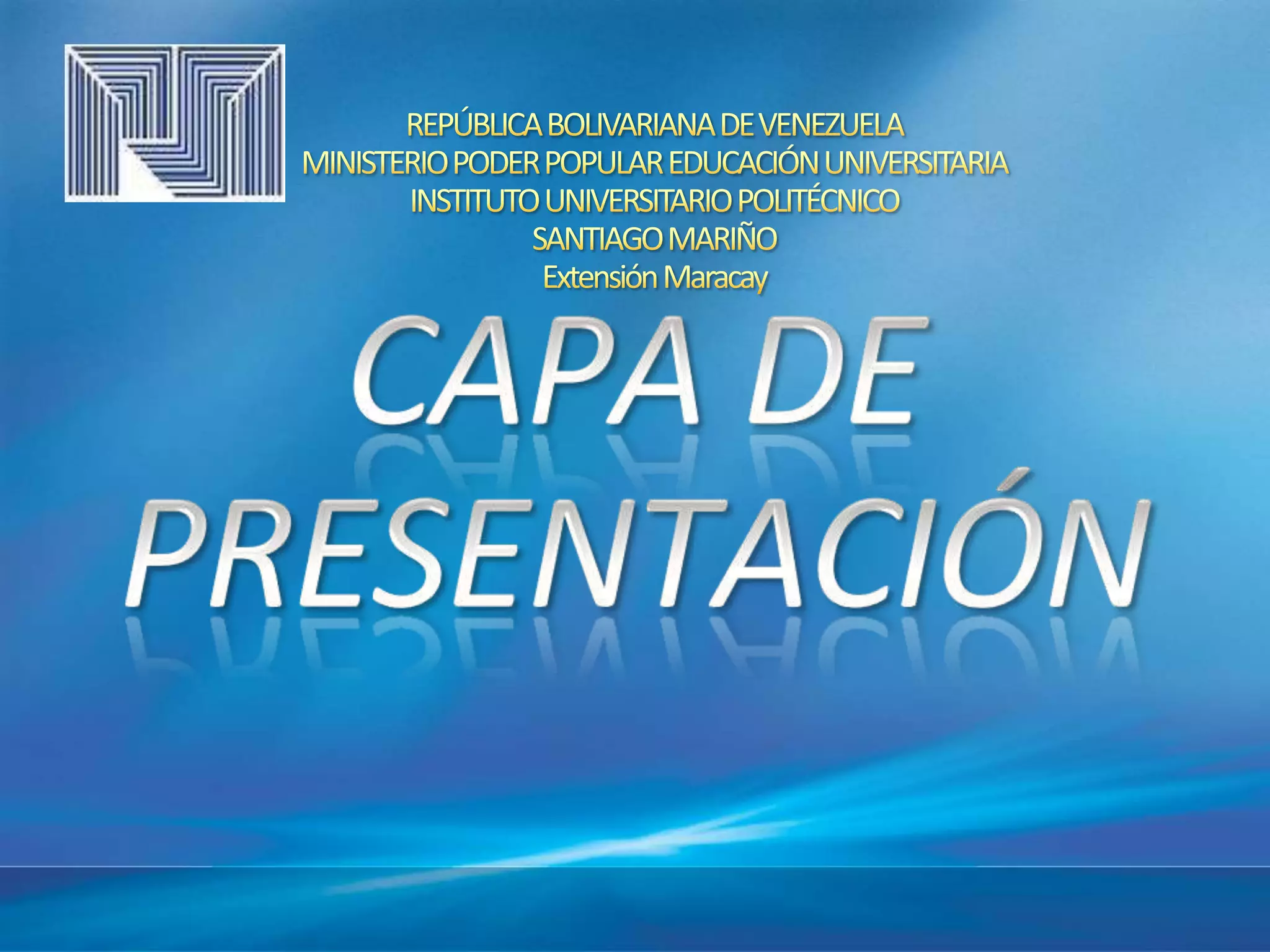 Capa de presentacion ii | PPTX