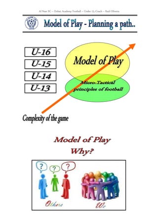 Al Nasr SC – Dubai; Academy Football – Under 15; Coach – Raúl Oliveira
 