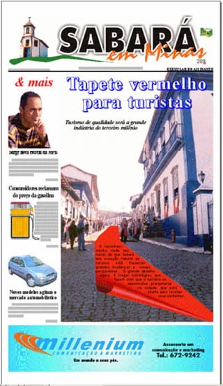 Capa Jornal Sabará em Minas
