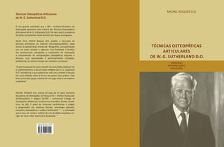 Lançamento Livro Técnicas Osteopáticas Articulares de W. G. SUTHERLAND D.O. de Michel Roques DO, traduzido para o português