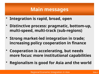 Regional Economic Integration in Asia: A Regional Cooperation | PPTX
