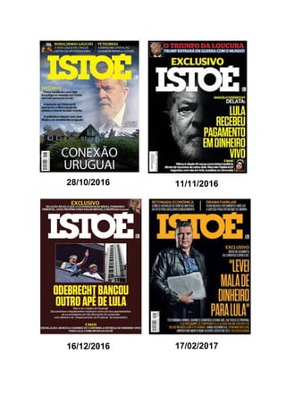 Capas contra Lula nas revistas