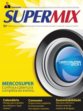 Capa da revista Supermix edição nº 134