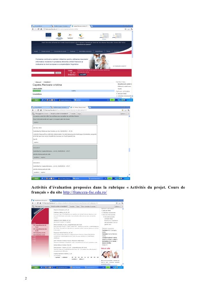 Mes pages en ligne Slide 2